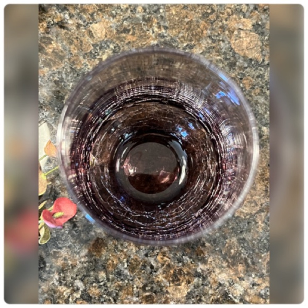 Pier 1-Amethyst Crackle Tumblers-Set of Four-Remarkable!!! - Picture 6 of 7